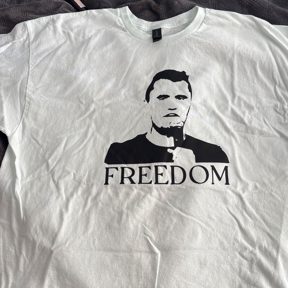 Freedom Graphic Men's T-Shirt - White